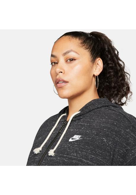 Nike Sportswear Kapuzensweatjacke - Schwarz-weiß Sheego