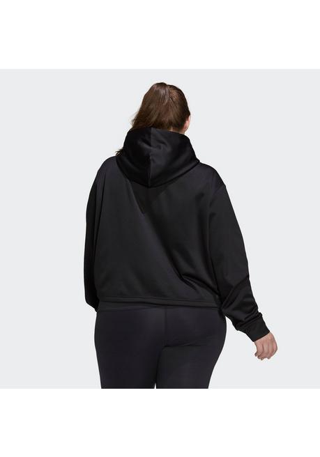 Adidas Performance Kapuzensweatshirt - Schwarz-weiß Sheego
