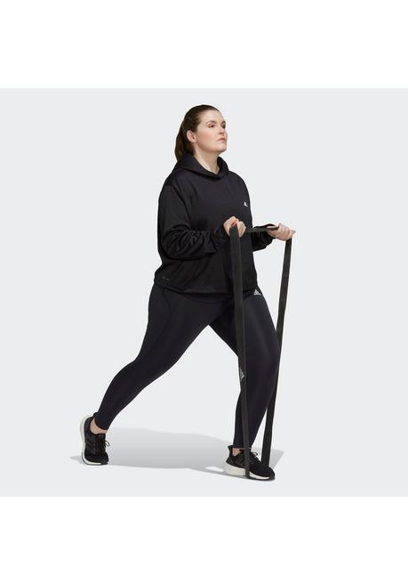 Adidas Performance Kapuzensweatshirt - Schwarz-weiß Sheego