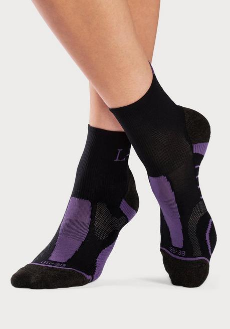 LASCANA ACTIVE Wandersocken - Schwarz Sheego