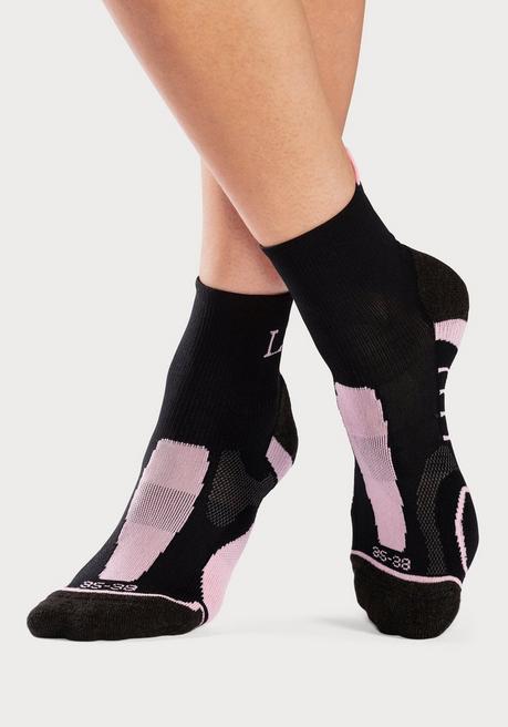 LASCANA ACTIVE Wandersocken - Schwarz Sheego