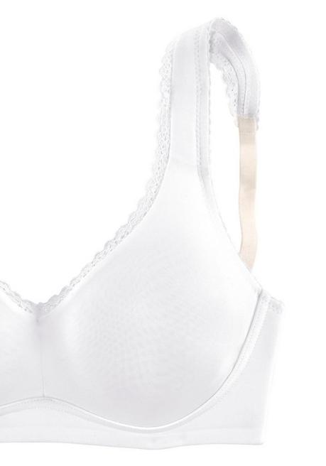 Lascana Bralette-BH - Weiß Sheego