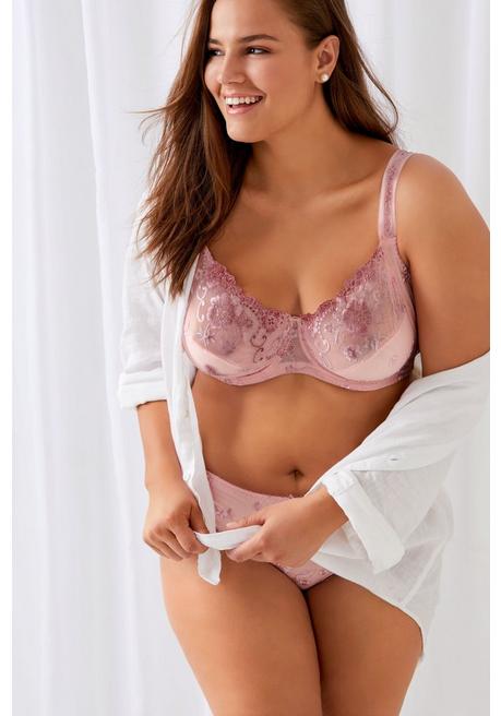 Lascana LASCANA Bügel-BH >>Wanda<< mit Stickerei-Spitze - puder sheego