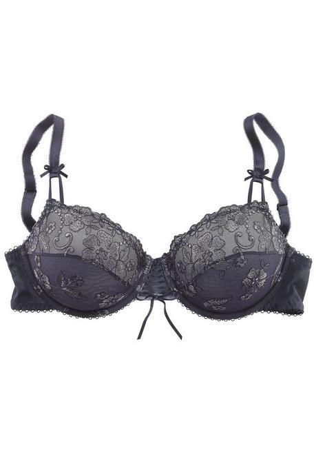 Lascana LASCANA Bügel-BH >>Wanda<< Mit Zierschnürung Und Spitze - Marine Sheego