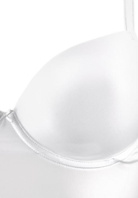 Lascana Schalen-BH-Hemd - Weiß Sheego