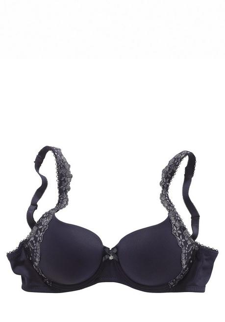 Lascana LASCANA Schalen-BH >>Wand<< Mit Seitlicher Spitze - Marine Sheego