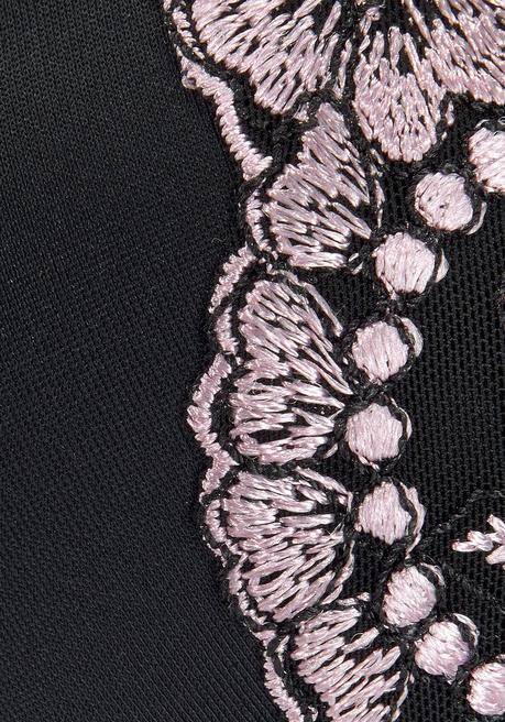 Lascana LASCANA Schalen-BH >>Wand<< Mit Seitlicher Spitze - Schwarz-rosé Sheego