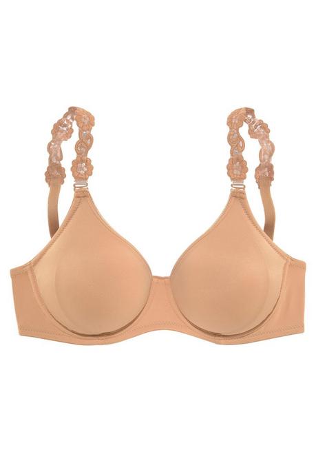 Lascana T-Shirt-BH - Hautfarben Sheego