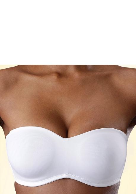 Lascana T-Shirt-BH - Weiß Sheego