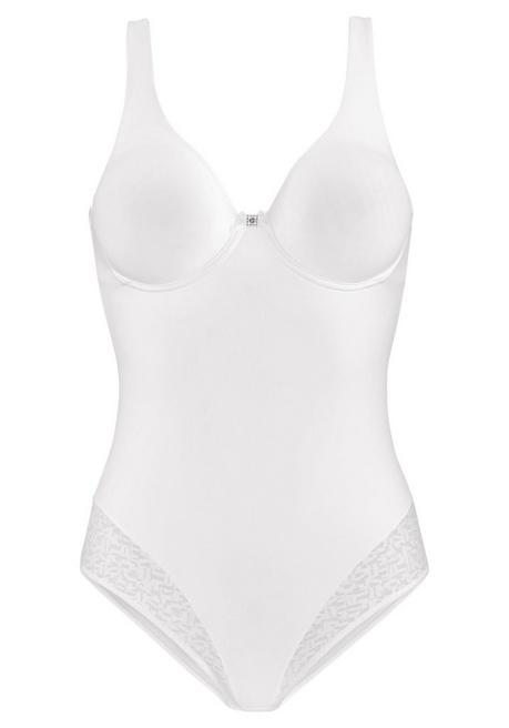 Lascana T-Shirt-Body - Weiß Sheego