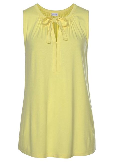 Lascana Tanktop - Gelb Sheego