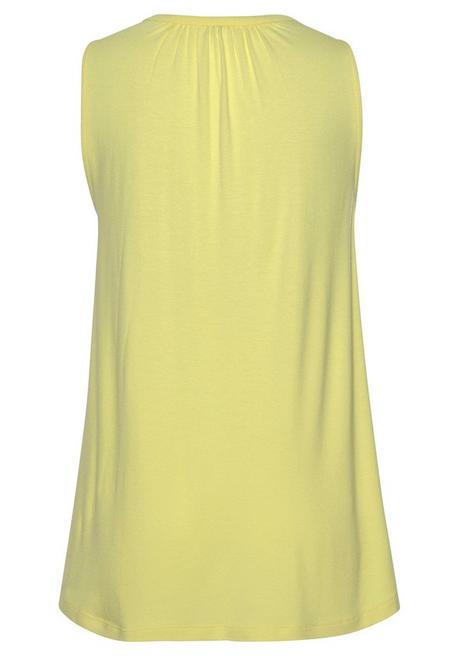 Lascana Tanktop - Gelb Sheego