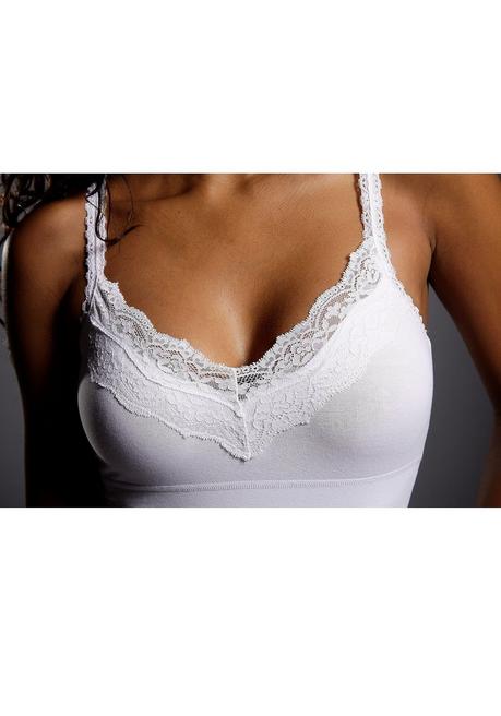 Lascana Unterhemd - Weiß Sheego