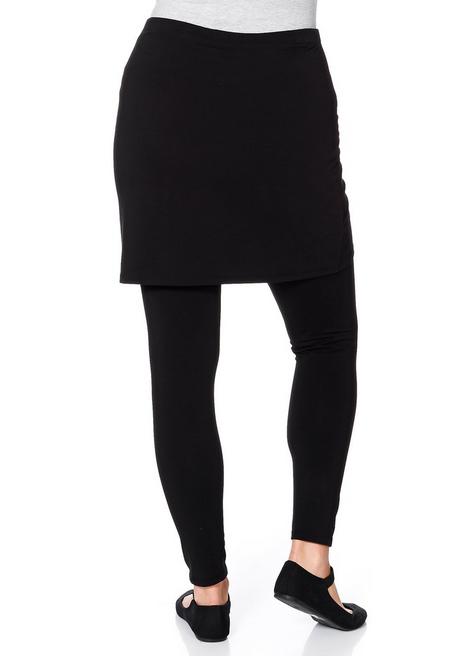 Sheego By Joe Browns Leggings Mit Angesetztem Minirock - Schwarz Sheego