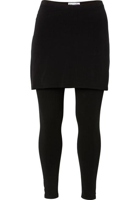 Sheego By Joe Browns Leggings Mit Angesetztem Minirock - Schwarz Sheego