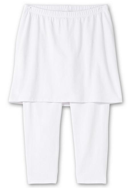 Sheego By Joe Browns Leggings Mit Angesetztem Minirock - Weiß Sheego