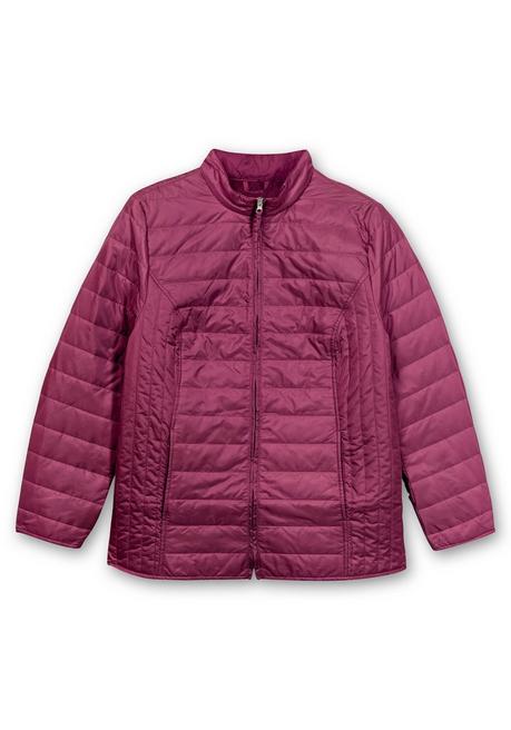 Sheego Leicht Wattierte Steppjacke Mit Stehkragen - Bordeaux Sheego