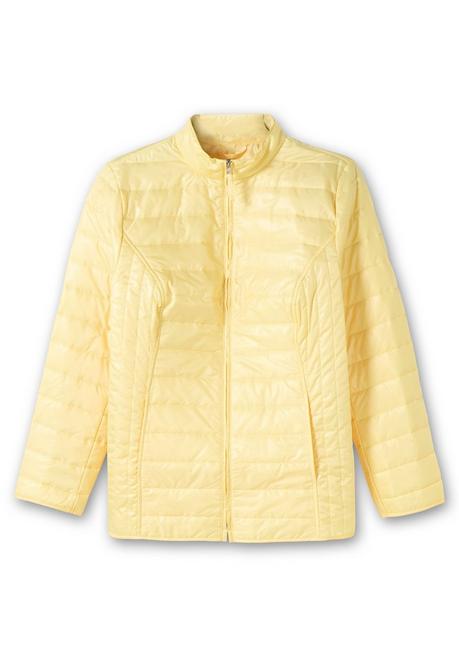 Sheego Leicht Wattierte Steppjacke Mit Stehkragen - Hellgelb Sheego