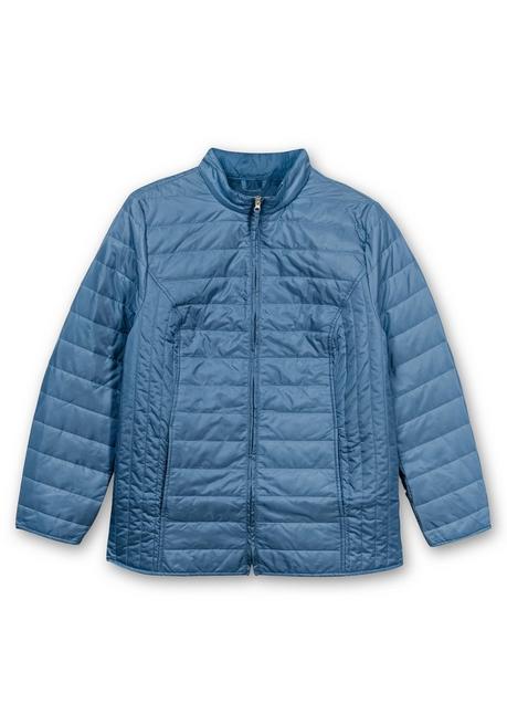 Sheego Leicht Wattierte Steppjacke Mit Stehkragen - Jeansblau Sheego