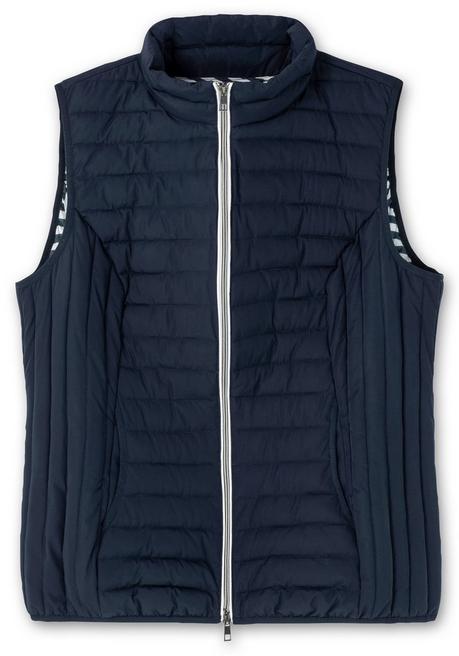 Sheego Leicht Wattierte Steppweste Mit 2-Wege-Zipper - Nachtblau Sheego
