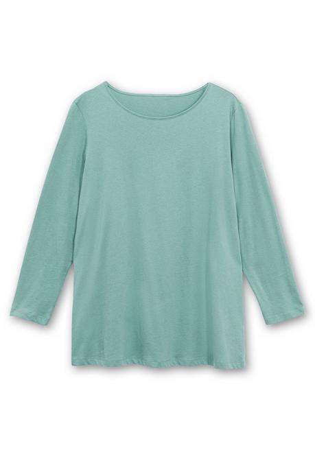 Sheego Longshirt Mit Hohen Seitenschlitzen - Jade Sheego