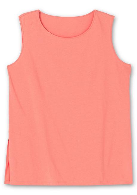 Sheego Longtop Mit Extralangen Seitenschlitzen - Koralle Sheego