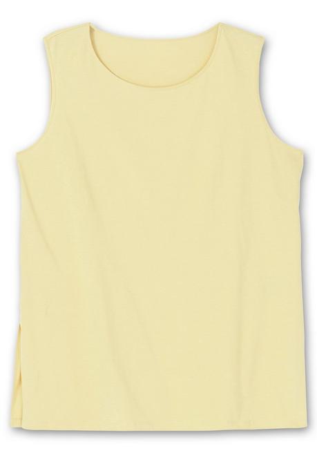Sheego Longtop Mit Extralangen Seitenschlitzen - Lindgrün Sheego