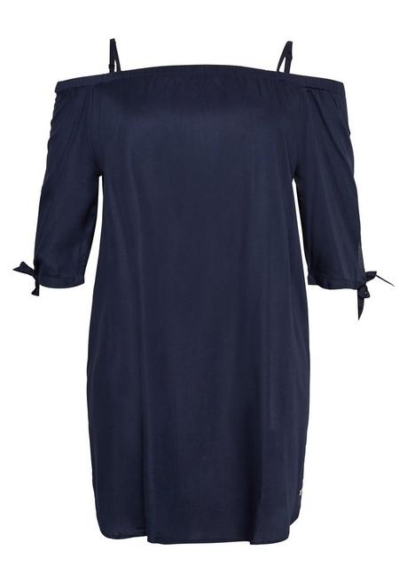 Sheego Longtunika Mit 3/4-Ärmeln, Im Carmen-Look - Marine Sheego