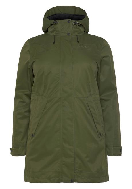 Maier Sports 3-in-1-Funktionsmantel - Oliv Sheego