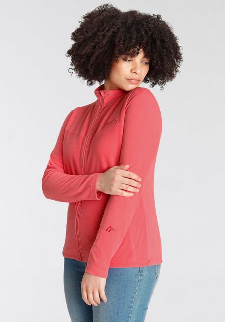 Maier Sports Fleecejacke - Korallrot Sheego
