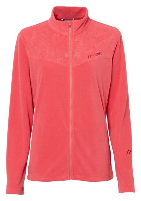 Maier Sports Fleecejacke - Korallrot Sheego