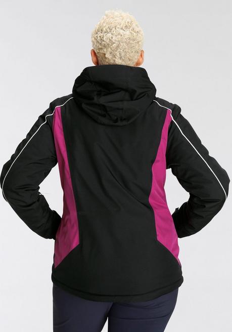 Maier Sports Skijacke - Schwarz-fuchsia Sheego