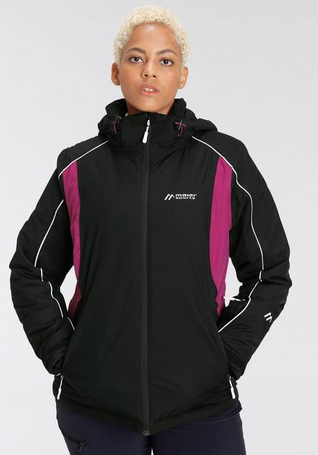 Maier Sports Skijacke - Schwarz-fuchsia Sheego