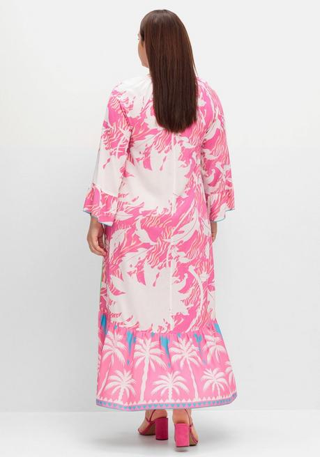 Sheego Loves Miss Goodlife Maxikleid Im Multicolor-Mustermix - Blau Gemustert Sheego