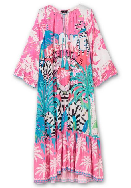 Sheego Loves Miss Goodlife Maxikleid Im Multicolor-Mustermix - Blau Gemustert Sheego