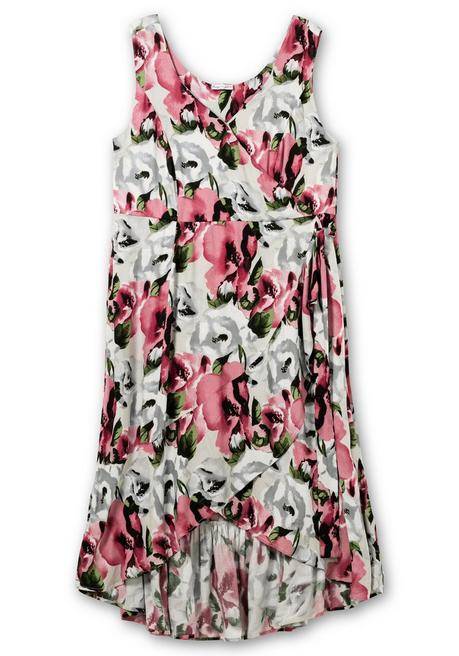 Sheego By Joe Browns Maxikleid In Wickeloptik, Mit Blumendruck - Weiß Gemustert Sheego