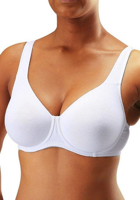 PETITE FLEUR Minimizer-BH - Grau Meliert+weiß Sheego