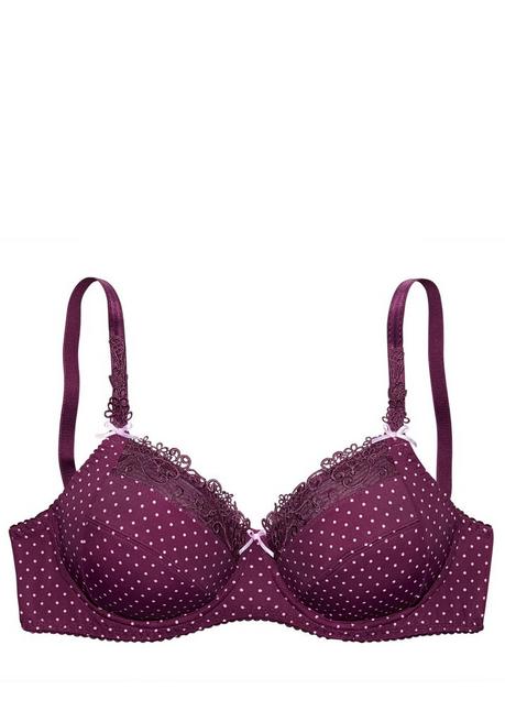 NUANCE Bügel-BH - Aubergine Sheego