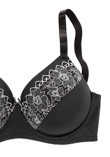 NUANCE Nuance Bügel-BH »NUANCE Bügel-BH« - Schwarz-silberfarben Sheego