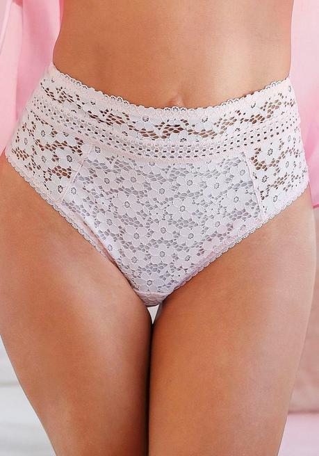 NUANCE High-Waist-String - Perlmutt Sheego