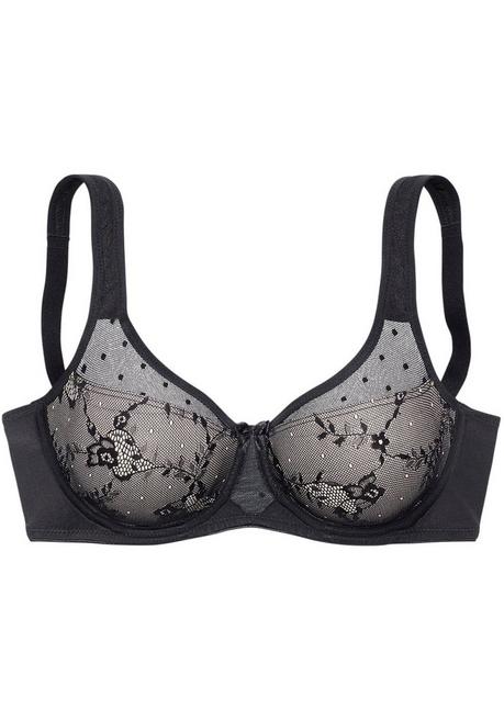 NUANCE Minimizer-BH - Schwarz-rosé Sheego