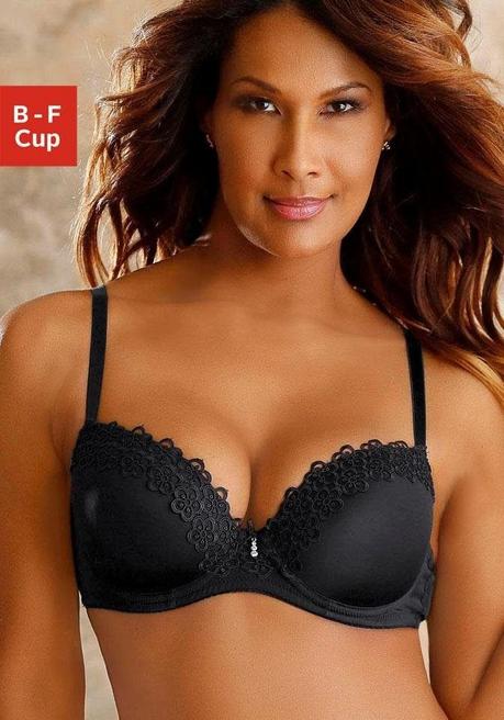 NUANCE Schalen-BH - schwarz sheego