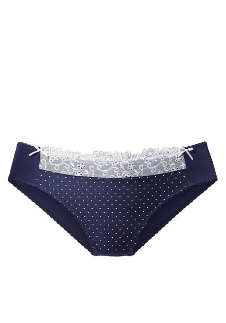 NUANCE Slip - Marine-weiß Sheego