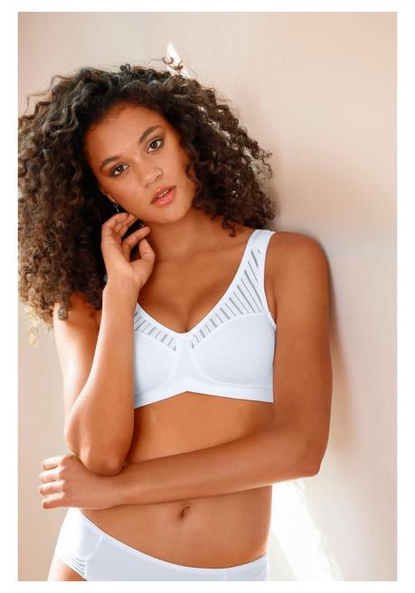 NUANCE Soft-BH - Weiß+schwarz Sheego