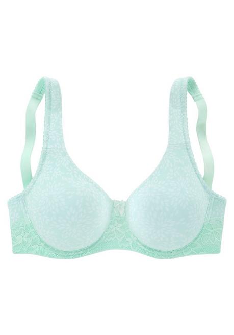 NUANCE T-Shirt-BH - Mint-weiß Sheego