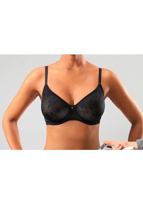 NUANCE T-Shirt-BH - Schwarz Sheego