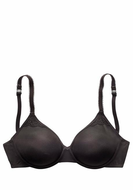 NUANCE T-Shirt-BH - Schwarz Sheego