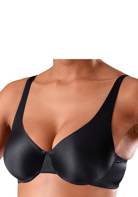 NUANCE T-Shirt-BH - schwarz+weiß sheego