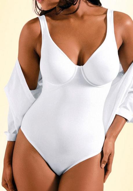 NUANCE T-Shirt-Body - Schwarz+weiß Sheego