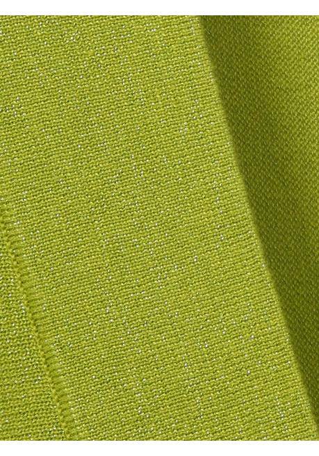 VIA APPIA DUE Offener Cardigan Mit Glitzerfaden Und 3/4-Arm - Hellgrün Sheego